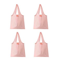 대용량 접이식 휴대용 장바구니 대형, 라이트핑크, 4개 생활용품/생활잡화 반품 최저가 18,000원