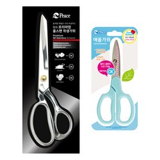피스코리아 올스텐 위생 가위 + 애플 다용도 가위 랜덤발송 세트, 실버, 1세트 주방용품/1인가구 주방용품 반품 최저가 7,980원