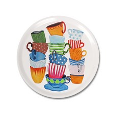 피블루 피카 라운드 트레이, 혼합 색상, 1개 주방용품/쟁반/베드트레이 반품 최저가 47,800원