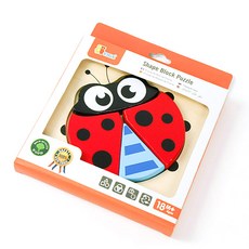 VIGA 베이비 퍼즐 무당벌레, 1개, 4피스 완구/취미/학습완구/교구 반품 최저가 4,890원