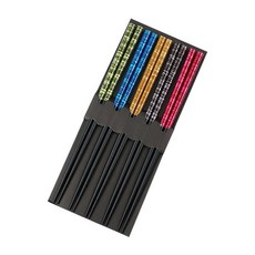 칼백화점 야막스 패턴 젓가락 5벌 세트, 컬러펄나무 주방용품/젓가락 반품 최저가 11,980원