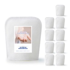 쓱싹 목욕 꼼꼼 바디글러브 샤워 장갑, 화이트, 10개, 1개입 홈인테리어/욕실용품 반품 최저가 5,120원