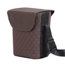 지넥스 스퀘어 가죽 차량용 휴지통 커피, 1개 자동차용품/인테리어 반품 최저가 13,980원