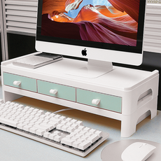 부스마켓 모니터랙 트리플 2단, 그린 문구/오피스/사무용품 전문관 반품 최저가 10,750원