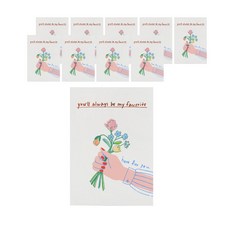 히얼포유 일러스트 엽서, 혼합색상, 10개 완구/취미/수집품 반품 최저가 4,450원