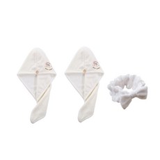 소프트 헤어 타월 SG48 2p + 세면밴드, 타입2, 1세트 홈인테리어/수건/타월 반품 최저가 9,620원