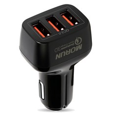 모런 퀄컴 퀵차지 3.0 트리플 차량용 고속 충전기, MR317-3U, 혼합 색상 자동차용품/차량용 전자기기 반품 최저가 13,790원