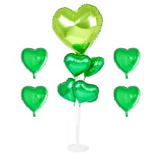 파티쇼 풍선꽂이장식세트 70cm, 하트라임그린, 1세트 문구/오피스/파티/이벤트 반품 최저가 1,110원