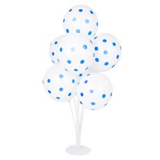 파티쇼 풍선꽂이 장식세트 70cm, 도트화이트블루, 1세트 문구/오피스/파티/이벤트 반품 최저가 1,980원