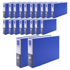 희망사무포인트 4 x 7 군 파이프 바인더 2공 Br447E, 청색, 20개 문구/오피스/사무용품 전문관 반품 최저가 80,600원