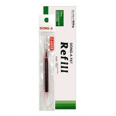 동아 유노크 중성펜 리필심 0.7mm, 적색, 12개 문구/오피스/필기류 반품 최저가 3,950원