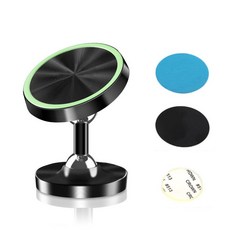 엠디글로벌 마그네틱 차량용 접착식 거치대 + 양면테이프 + 철판 세트, 1개, 블랙(거치대), 은색(철판) 자동차용품/차량용 전자기기 반품 최저가 4,480원