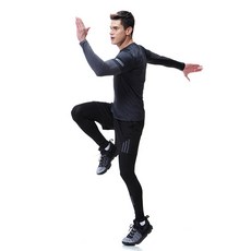 나야스타일 남성 헬스복 긴팔티+반팔티+반바지+레깅스 M4SET-55-3 스포츠/레저/남성스포츠의류 반품 최저가 20,700원