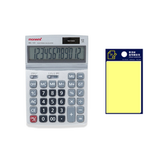 모나미 계산기 MC-141 + 투코비 스티키 메모패드, 혼합색상(계산기), 노랑(포스트잇), 1세트 문구/오피스/사무용품 전문관 반품 최저가 9,190원