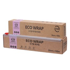 슈가랩 에코랩 대 + 리필용 30cm x 100m, 1세트 주방용품/일회용품/종이컵 반품 최저가 19,400원