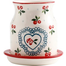 도자기 받침대 다용도 수저통 YT_RA413, 1개 주방용품/수저통/수저받침 반품 최저가 13,140원