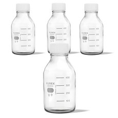 미르 국산 눈금 유리병, 500ml, 4개 주방용품/밀폐저장/도시락 반품 최저가 10,160원