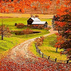 DIY 피포페인팅 Q390 가을테마시리즈 2, 1개 문구/오피스/미술/화방용품 반품 최저가 18,330원