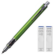 유니 쿠루토가 어드밴스 스탠다드 샤프 라임그린 M5-559 + 쿠루토가 전용 샤프심 HB 2P세트, 1세트, 0.5mm 문구/오피스/학용품/수업준비 반품 최저가 12,500원