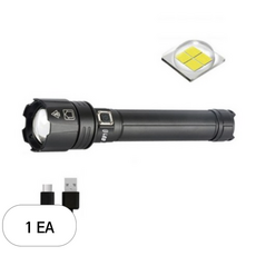 LEDLAB C타입 충전식 줌서치라이트 X92랜턴 XHP90.2, 블랙, 1개 생활용품/안전/호신용품 반품 최저가 19,000원
