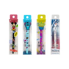 디즈니 피규어 젤펜 4종 세트, 미키, 스티치, 알린, 올라프, 1세트 문구/오피스/학용품/수업준비 반품 최저가 7,370원