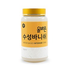 페인트인포 올바른 수성 바니쉬 500ml 유광, 1개 홈인테리어/공구/철물/DIY 반품 최저가 15,500원