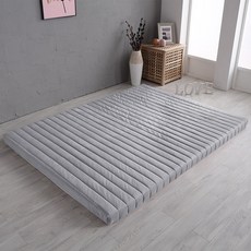 핀폼 바닥 매트형 라텍스 토퍼 매트리스+ 커버 벨로아, 심플그레이, 5cm 홈인테리어/FW 침구샵 반품 최저가 47,950원
