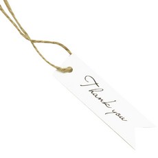 도나앤데코 리안 thank you 태그 화이트 98p + 크라프트 마끈 10m, 혼합 색상, 1세트 문구/오피스/데코/포장용품 반품 최저가 7,200원