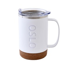 오슬로 트리 코르크 머그 480ml, 화이트, 1개 주방용품/보온/보냉텀블러 반품 최저가 22,250원