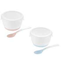 릿첼 TLI 초기 이유식 용기세트, 핑크 + 블루, 용기 2p + 뚜껑 2p + 스푼 2p, 1세트 주방용품/밀폐저장/도시락 반품 최저가 9,700원