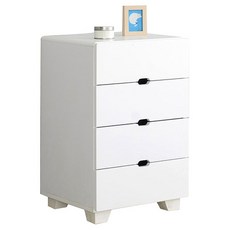 제이디퍼니처 로미 발통형 4단 서랍장, 화이트, 1개 생활용품/수납장/서랍장 반품 최저가 30,320원
