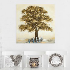 빌라드하우스 인테리어 집들이 개업선물 황금나무 유화 그림 액자 홈인테리어/그림/사진 반품 최저가 9,520원