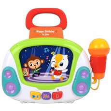 스크린 가라오케 쥬크박스 멜로디완구, 혼합색상, 1개 완구/취미/신생아/영아완구 반품 최저가 9,900원