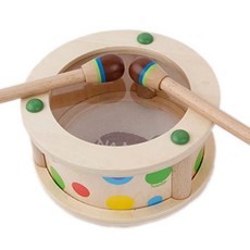 NAMOO 원목 악기 놀이 북, 혼합 색상, 1개 완구/취미/신생아/영아완구 반품 최저가 4,610원