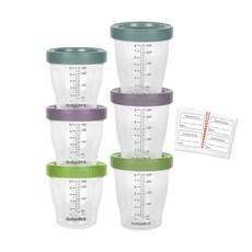 포네르 국산 트라이탄 이유식 용기 180ml x 3종 + 240ml x 3종 세트, 블루그레이, 레드빈, 올리브, 1세트 주방용품/밀폐저장/도시락 반품 최저가 15,690원