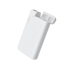 리버스 에어팟 충전 겸용 보조배터리 10000mAh, 화이트 가전디지털/1인방송 전문관 반품 최저가 13,980원