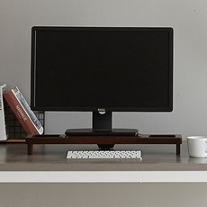 즐거운집 원목 우드 모니터받침대, 월넛 문구/오피스/사무용품 전문관 반품 최저가 4,890원