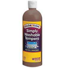 칼라레이션스 워터페인트 475ml, 1개, 갈색 문구/오피스/미술/화방용품 반품 최저가 4,190원