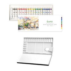 알파색채 수채화 물감 + 민신 팔렛트 20칸 세트, 7.5ml, 18색 문구/오피스/미술/화방용품 반품 최저가 13,640원