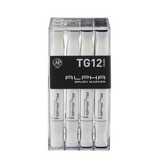 알파색채 브러쉬 마카 TG 세트, 1세트, 12색 문구/오피스/학용품/수업준비 반품 최저가 27,070원