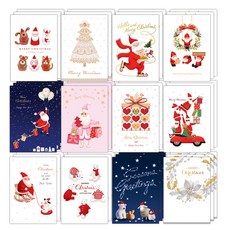 마음담아 산타 일러스트 크리스마스 엽서 36p + 봉투 36p, 혼합색상, 1세트 완구/취미/수집품 반품 최저가 4,900원