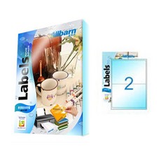 올바른라벨 투명방수라벨 레이저용 1X2, 2칸, 25개 문구/오피스/사무용품 전문관 반품 최저가 9,470원