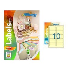 올바른라벨 칼라라벨 연노랑 레이저 잉크젯공용 2X5, 10칸, 50개 문구/오피스/사무용품 전문관 반품 최저가 4,860원
