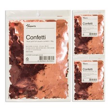 조이파티 사각컨페티 은박 파티꽃가루, 로즈골드, 3개 문구/오피스/파티/이벤트 반품 최저가 9,870원