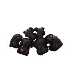 헤드 인라인 보호대 세트, 블랙 + 레드, 1세트 스포츠_레저/자전거 반품 최저가 15,230원