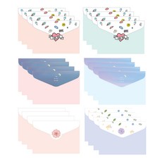 더오픈하우스 감성 일체형 카드 6종 x 2p 세트 46-0492, 혼합색상, 2세트 문구/오피스/카드/엽서/봉투 반품 최저가 5,880원