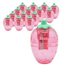 핑크풋 딸기 연필깎이, 레드, 15개 문구/오피스/필기류 반품 최저가 4,420원