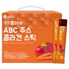 미쁨생활건강 딱좋아 ABC주스 콜라겐 젤리스틱, 300g, 4개 식품/사과식초/땅콩버터 외 반품 최저가 28,680원