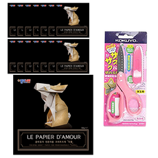 종이나라 1000 크라프트지 다물 15cm 15p + 고쿠요 SAXA 플라이 캡 가위 핑크, 1세트, 5색 문구/오피스/미술/화방용품 반품 최저가 12,950원