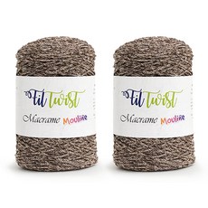 쎄비 필 트위스트 마크라메 뜨개실, 7111믹스베이지브라운, 2개 홈인테리어/뜨개질용품 반품 최저가 15,980원